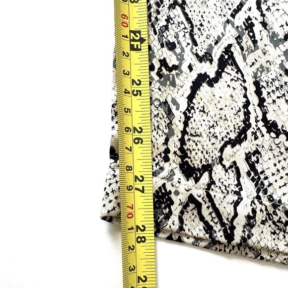 Reformation Women’s Samson 100% Silk Snakeskin Print High Waist Pants - Picture 11 of 12